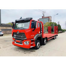 Transporter un camion de transport de sauvetage à plat avec échelle